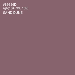 #86636D - Sand Dune Color Image